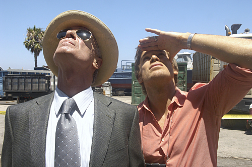 Still of Keith Carradine and Michael C. Hall in Deksteris (2006)
