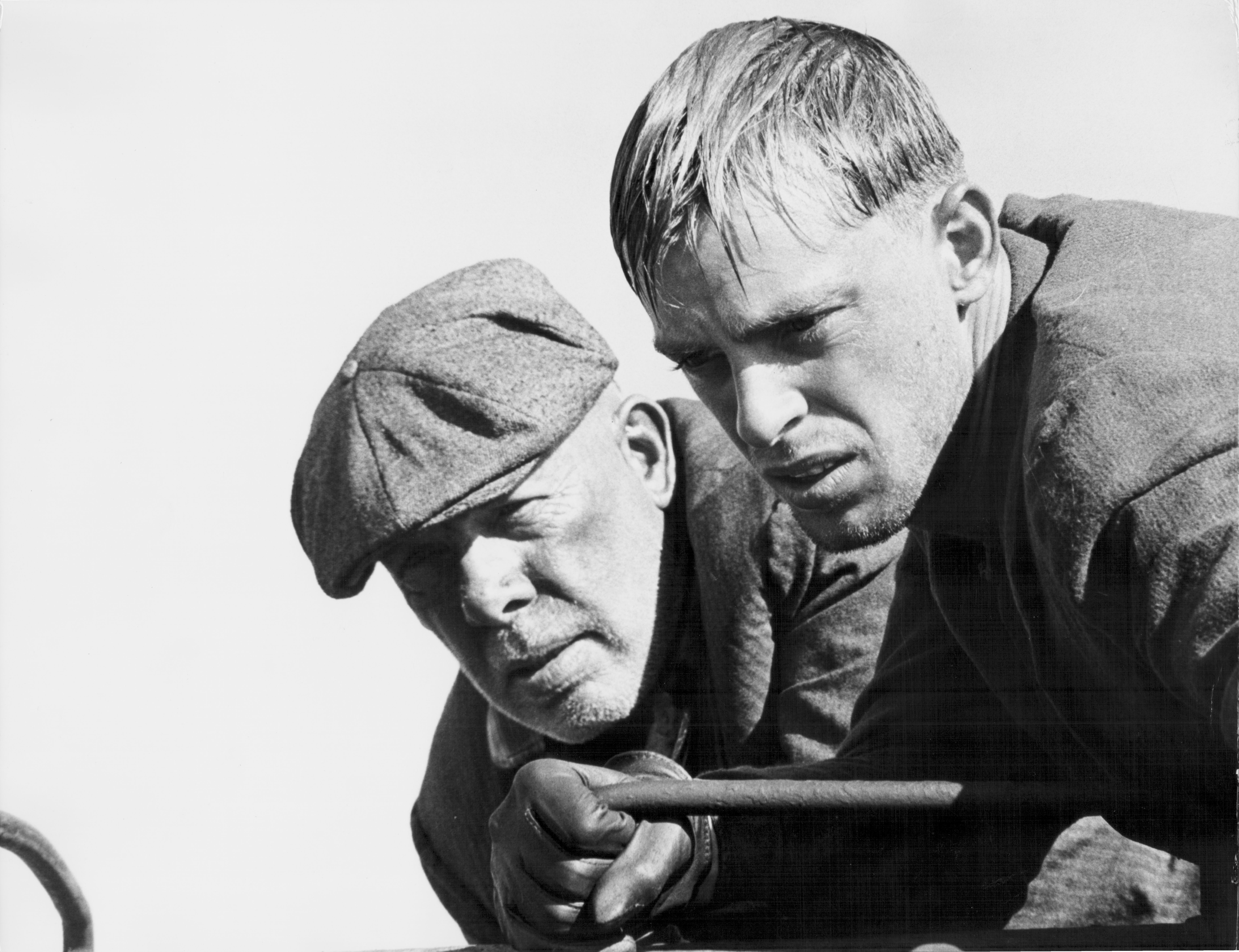 Still of Keith Carradine and Lee Marvin in Emperor of the North Pole (1973)