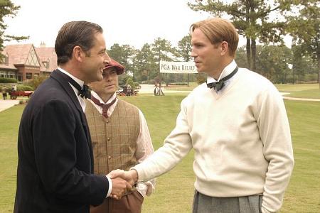 Still of Jeremy Northam and Jim Caviezel in Bobby Jones: Stroke of Genius (2004)