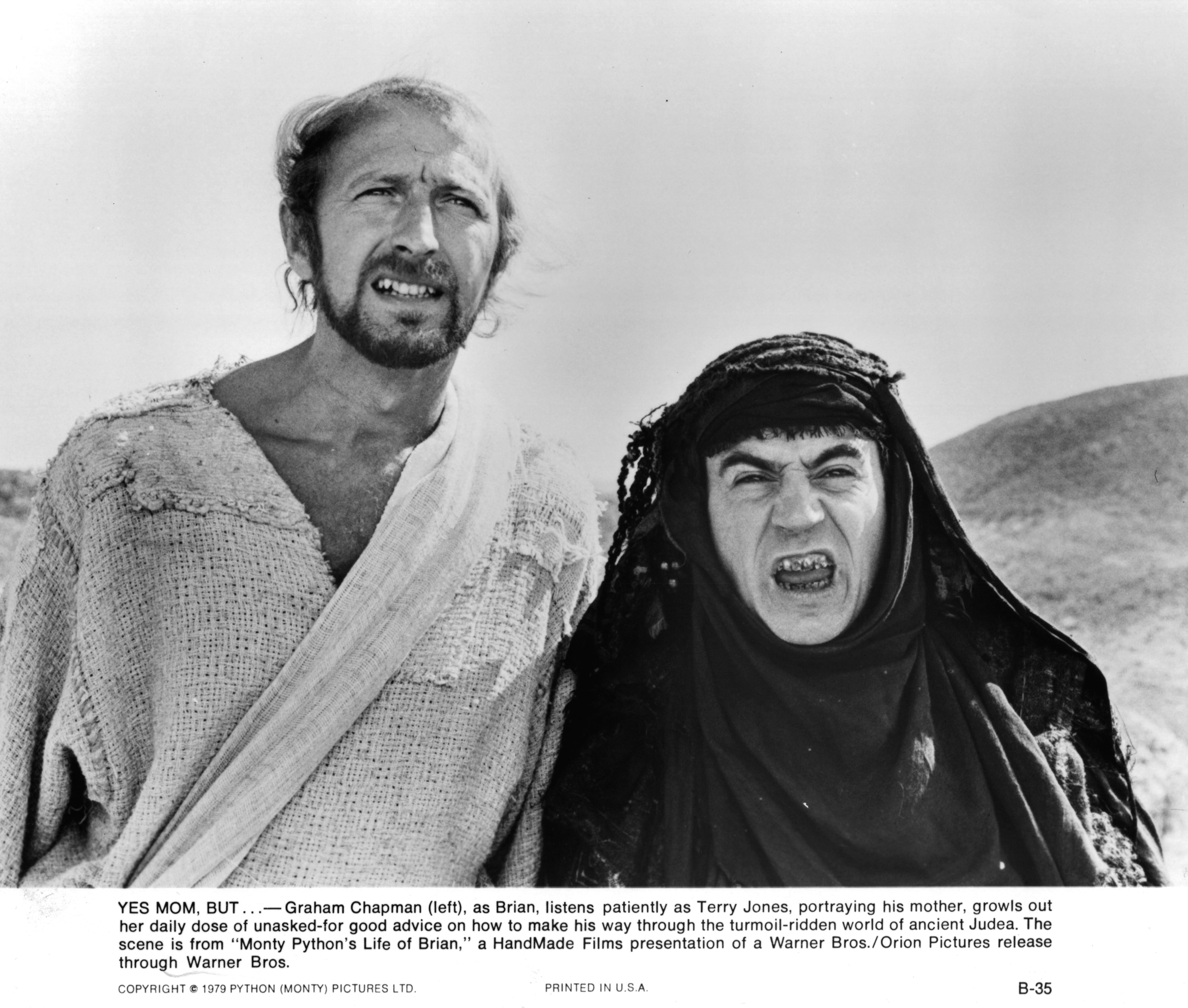Still of Graham Chapman and Terry Jones in Life of Brian (1979)