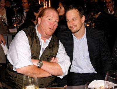 Josh Charles and Mario Batali