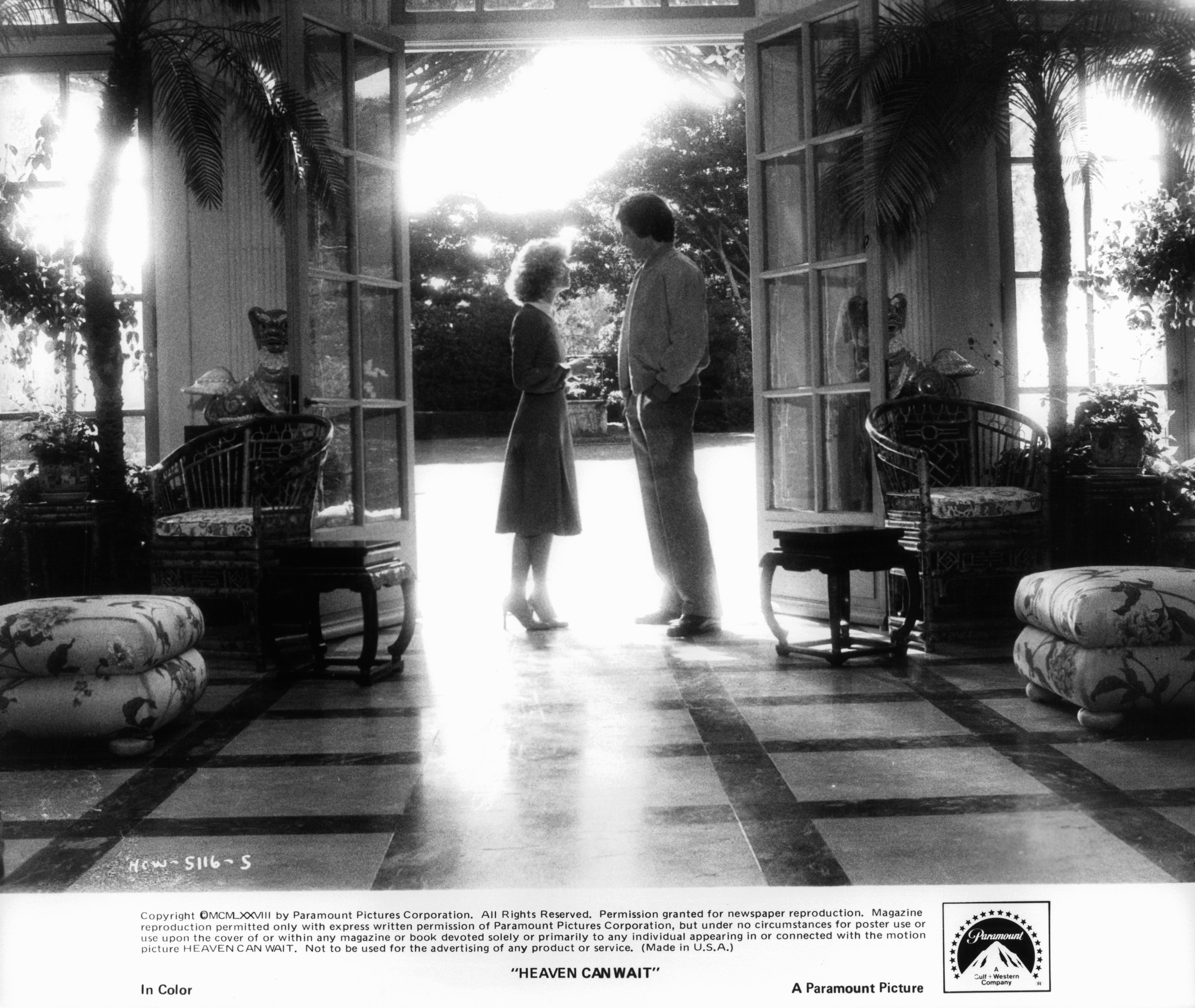 Still of Warren Beatty and Julie Christie in Heaven Can Wait (1978)