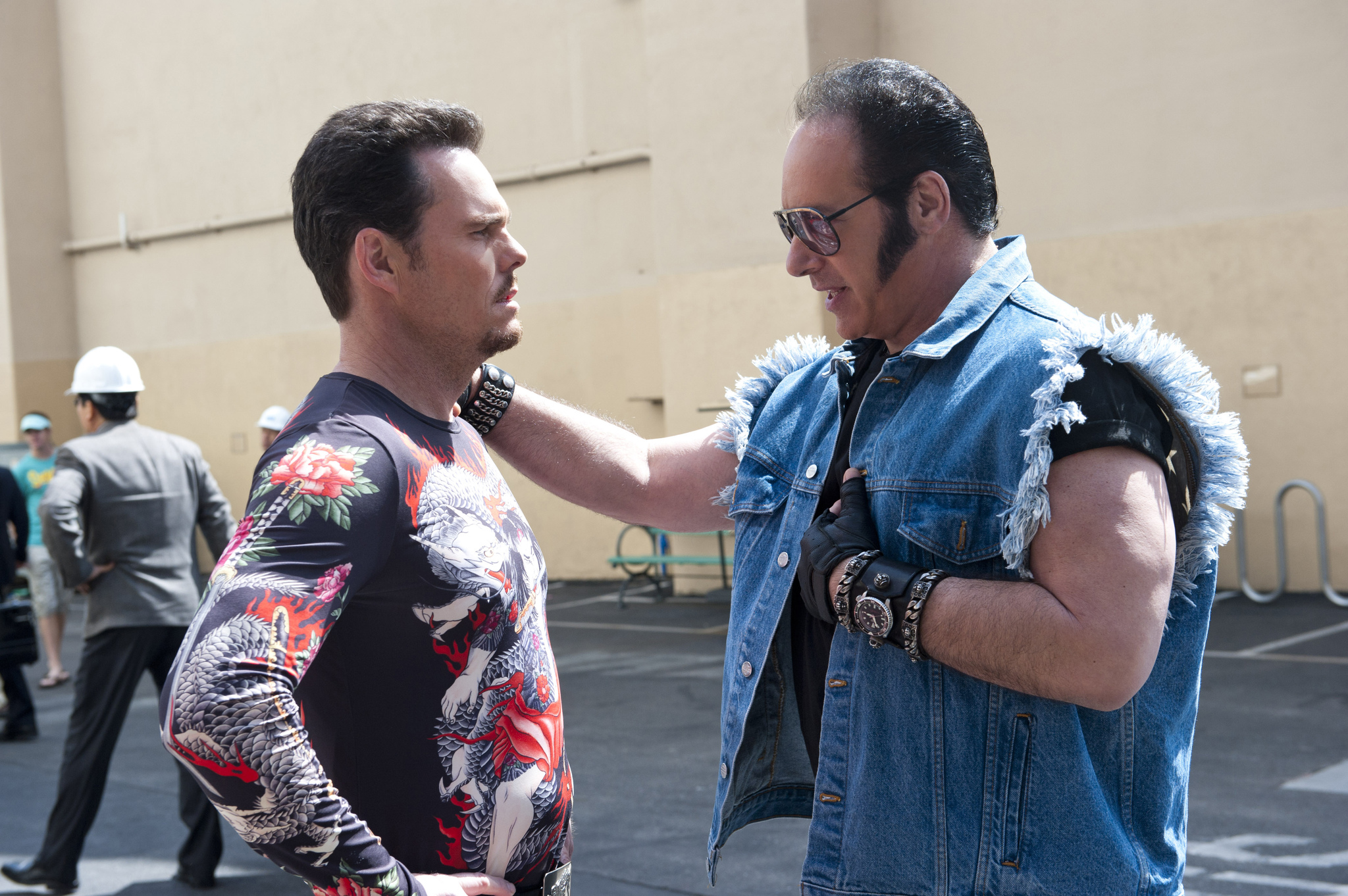 Still of Andrew Dice Clay and Kevin Dillon in Entourage (2004)