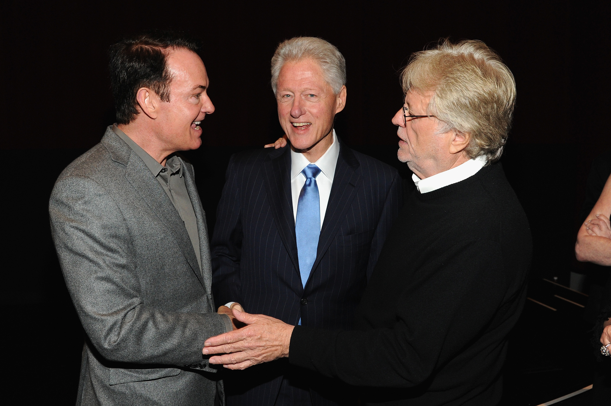 Paul Boskind, Bill Clinton and Harry Thomason attends 