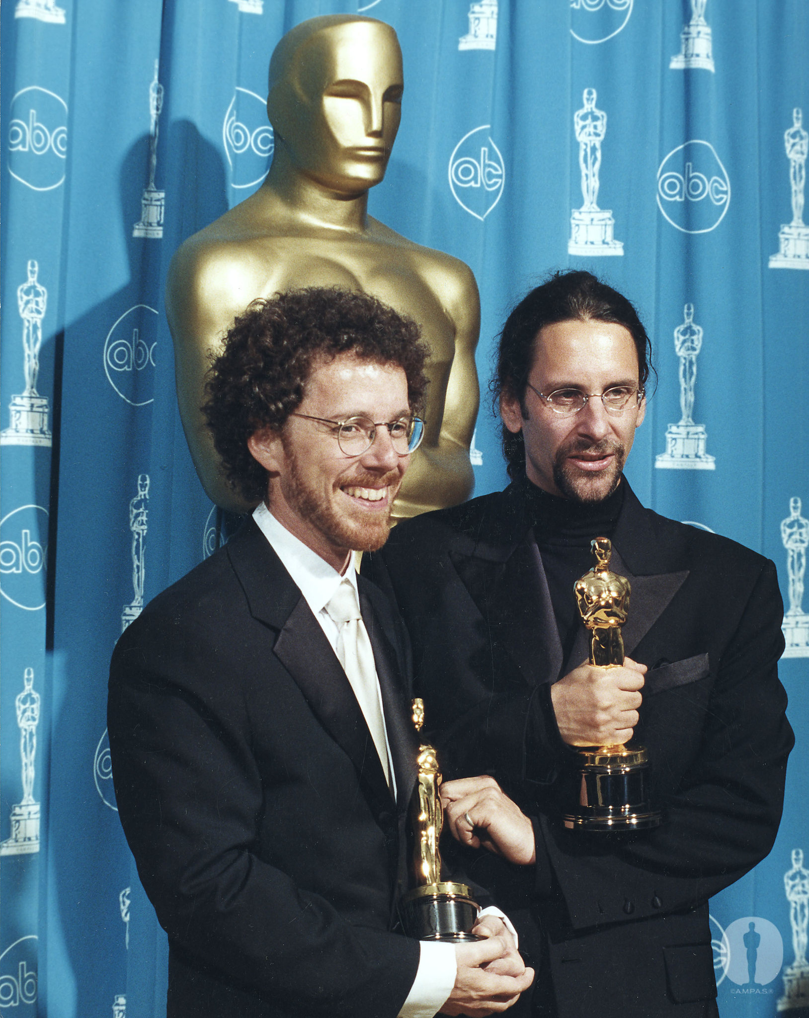 Ethan Coen and Joel Coen at event of The 69th Annual Academy Awards (1997)