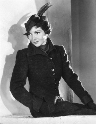 Claudette Colbert circa 1942