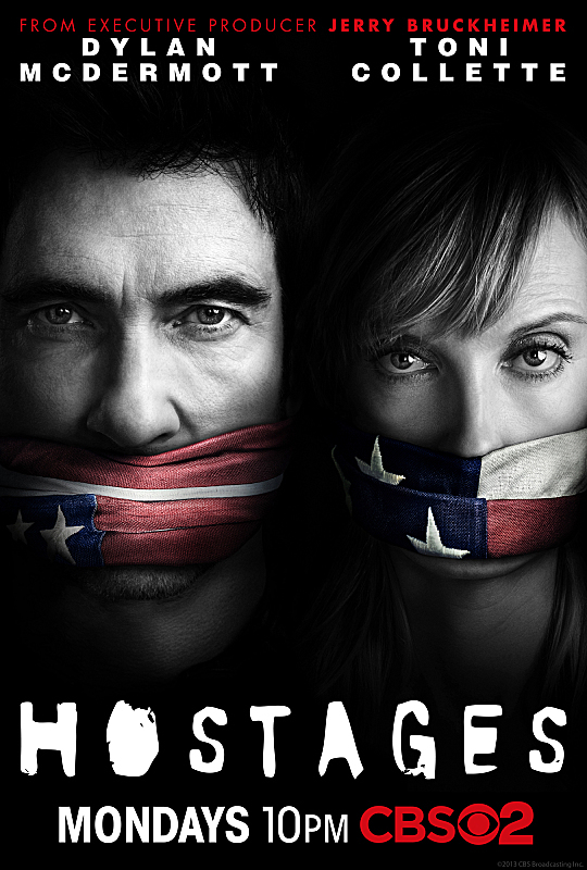 Toni Collette and Dylan McDermott in Hostages (2013)