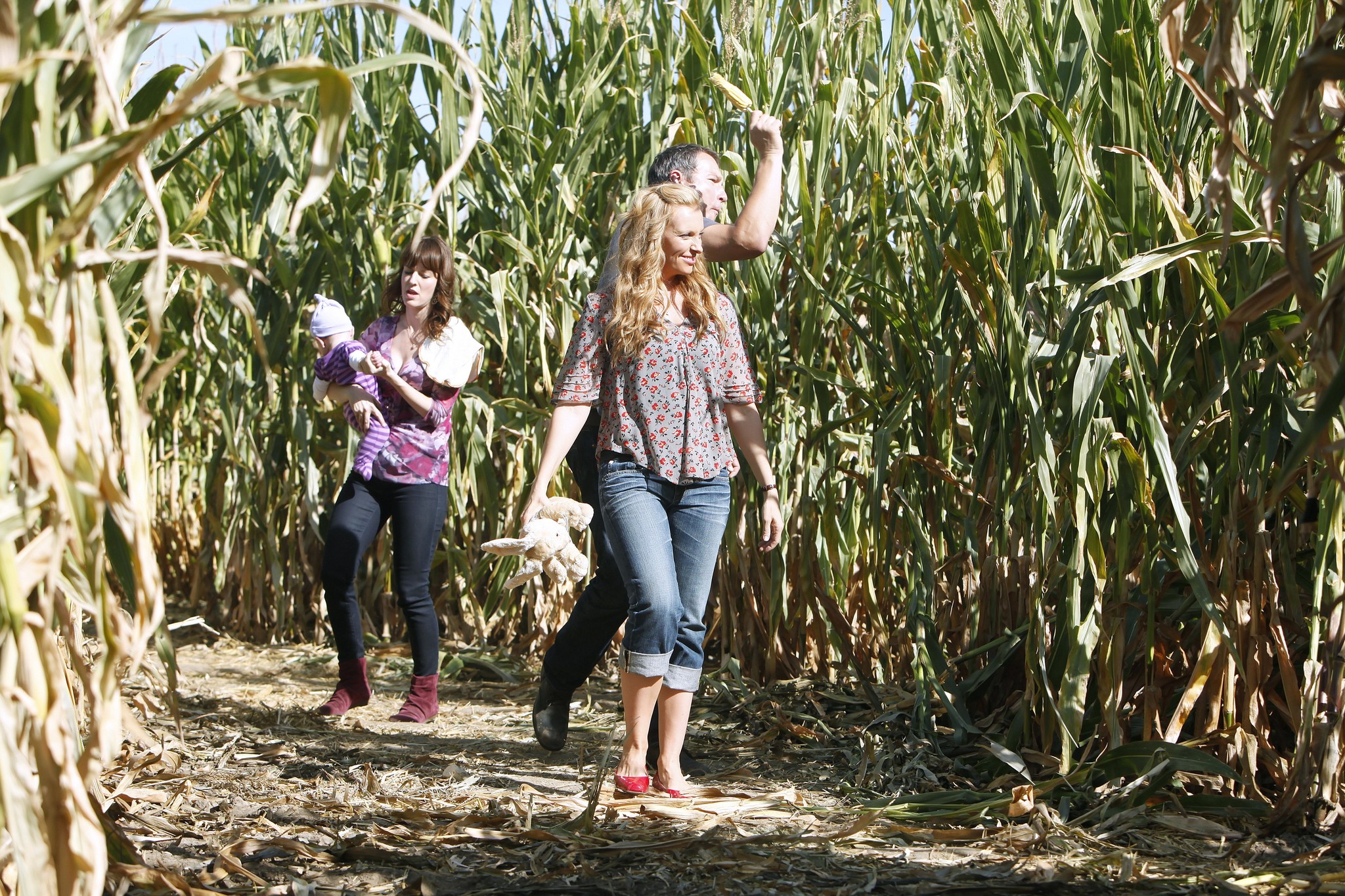 Still of Toni Collette, John Corbett and Rosemarie DeWitt in United States of Tara (2009)