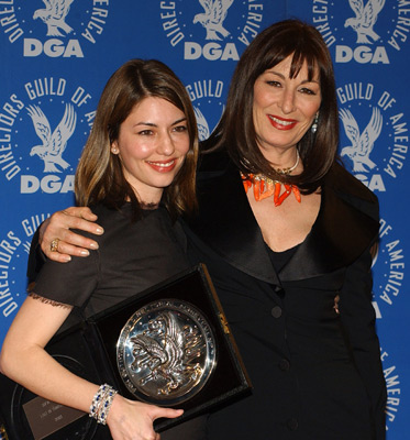 Sofia Coppola and Anjelica Huston