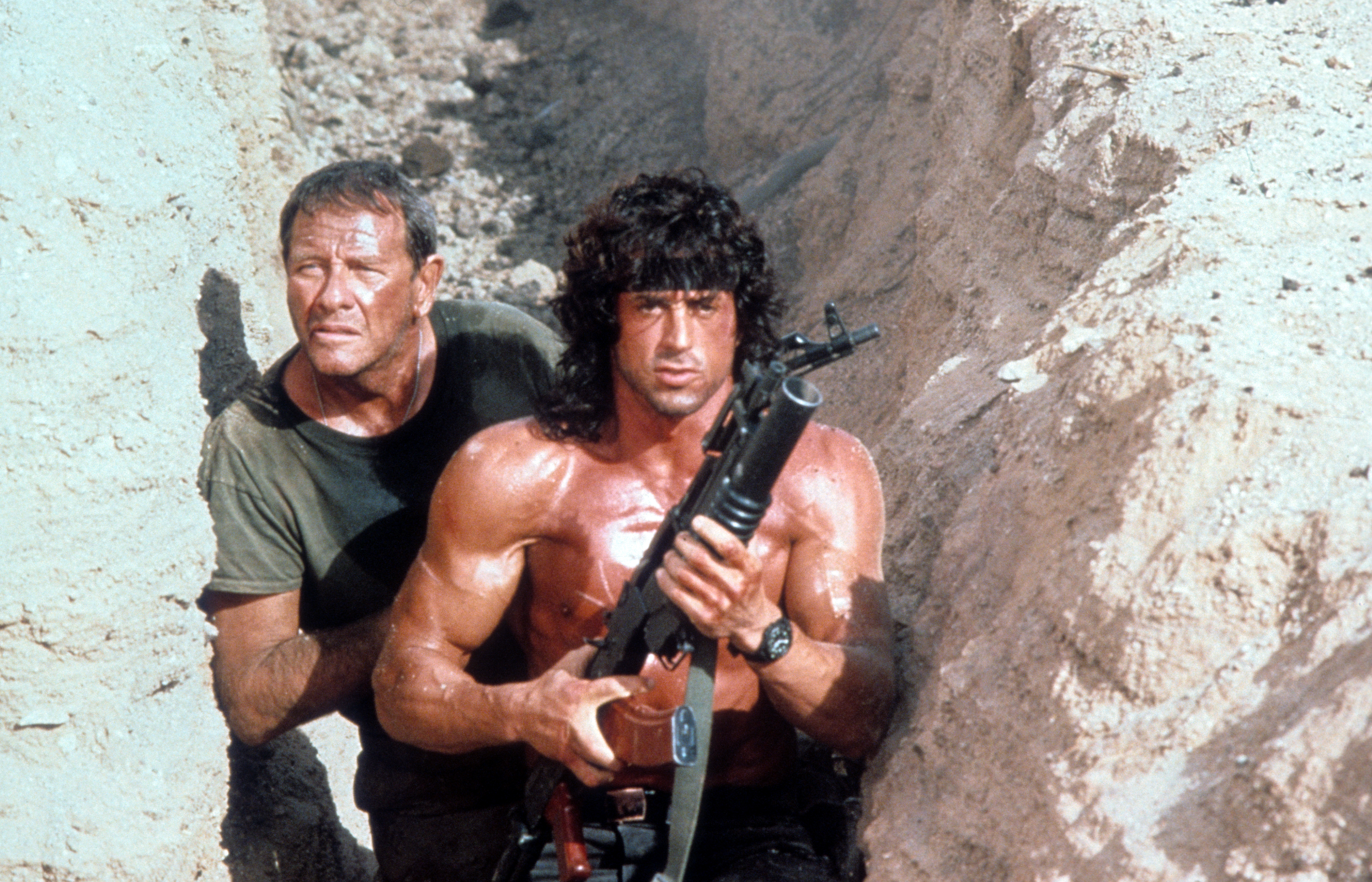 Still of Sylvester Stallone and Richard Crenna in Rambo III (1988)