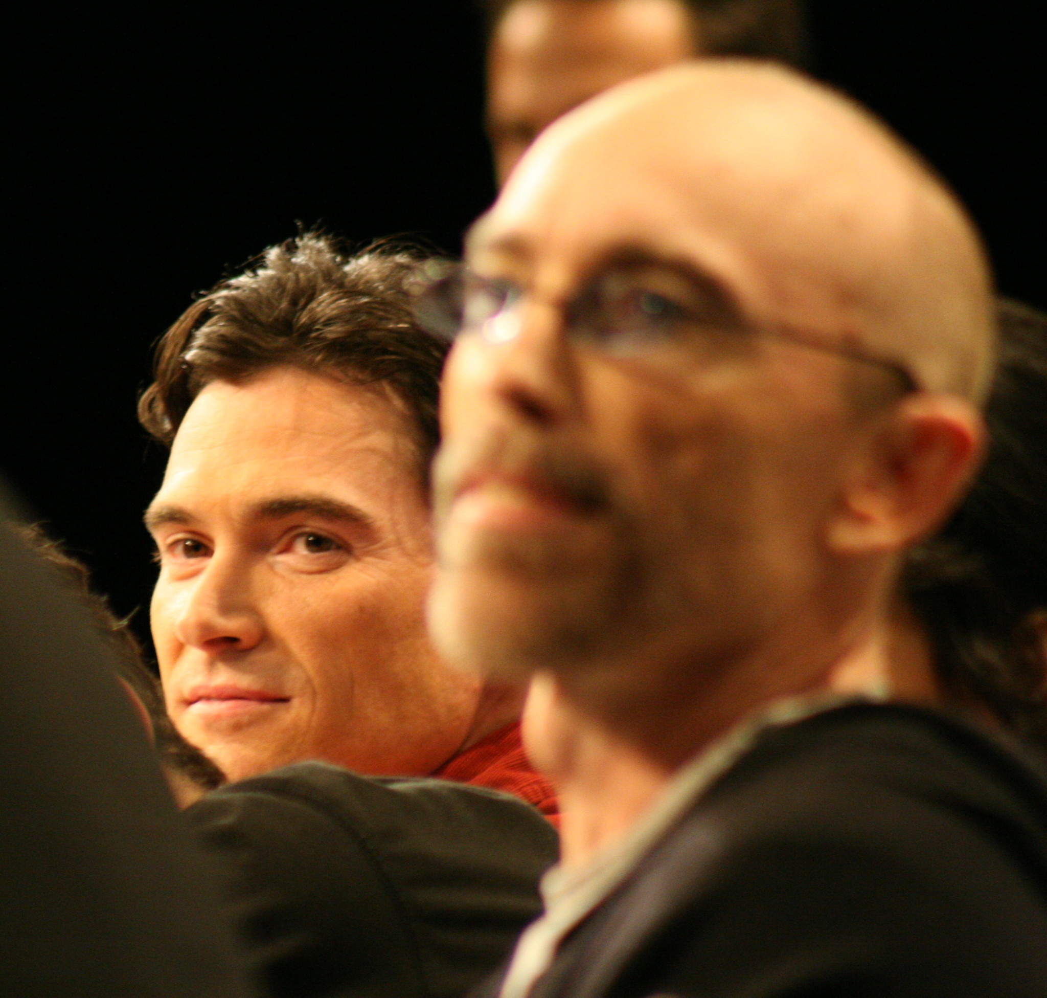 Billy Crudup and Jackie Earle Haley at event of Watchmen (2009)