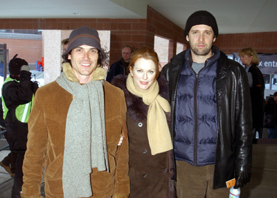 Julianne Moore, Billy Crudup and Bart Freundlich at event of World Traveler (2001)