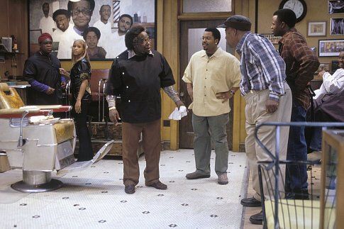 LEONARD HOWZE, EVE, CEDRIC THE ENTERTAINER, ICE CUBE, CARL WRIGHT, and SEAN PATRICK THOMAS (left to right)