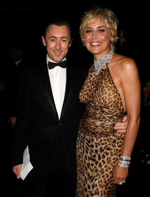 Sharon Stone and Alan Cumming