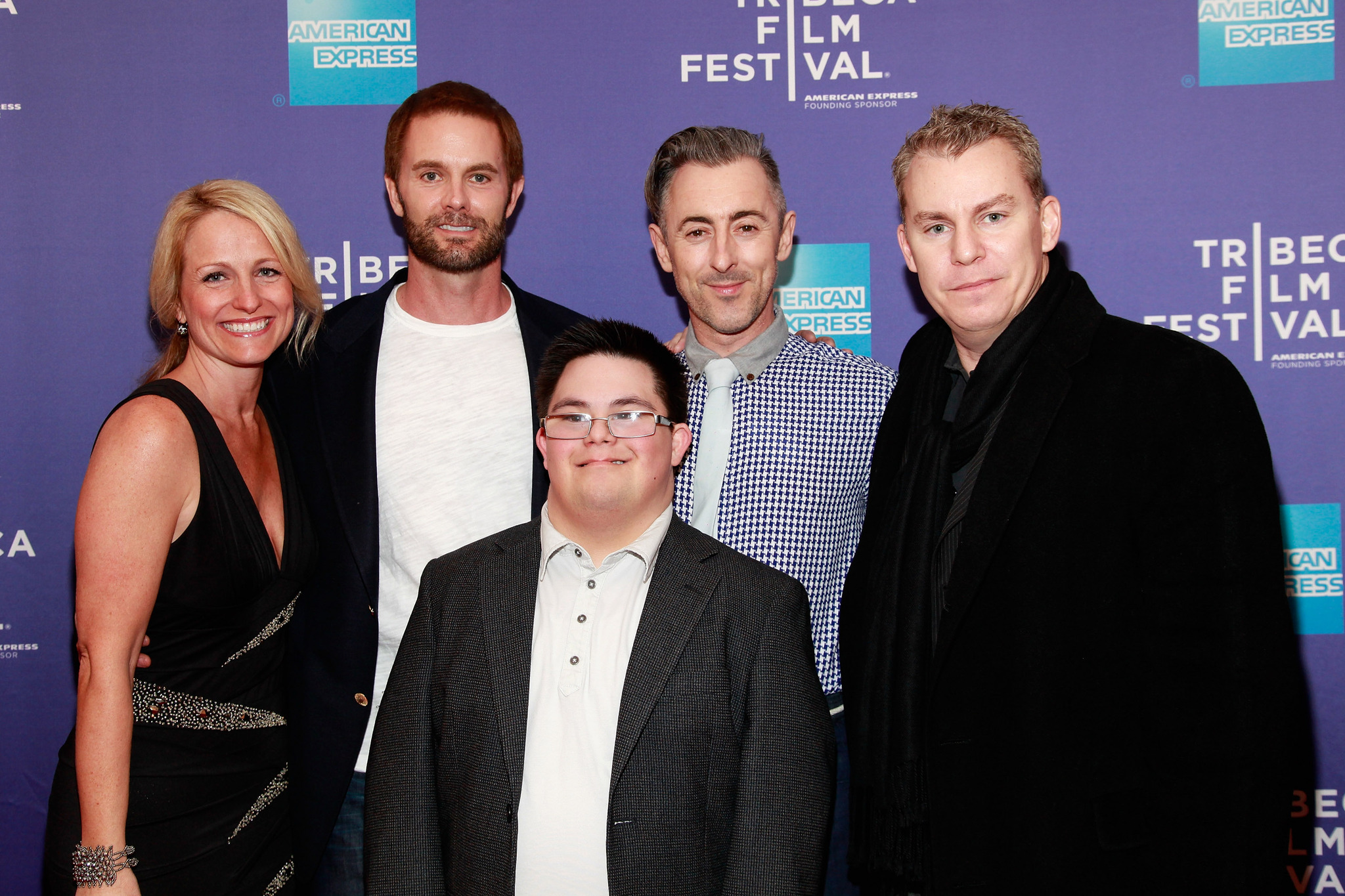 Alan Cumming, Travis Fine, Garret Dillahunt, Kristine Fine and Isaac Leyva at event of Any Day Now (2012)