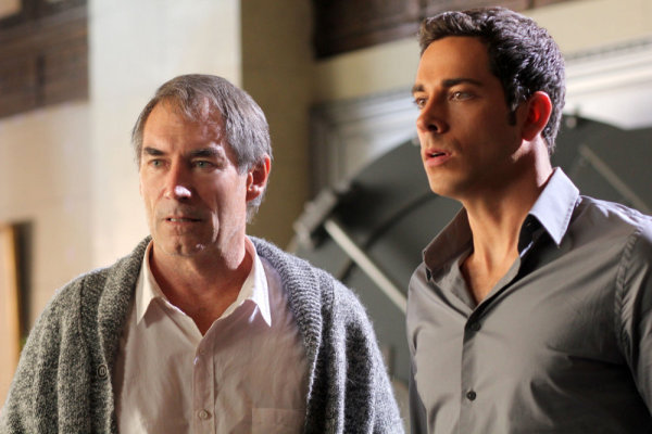 Still of Timothy Dalton and Zachary Levi in Cakas (2007)
