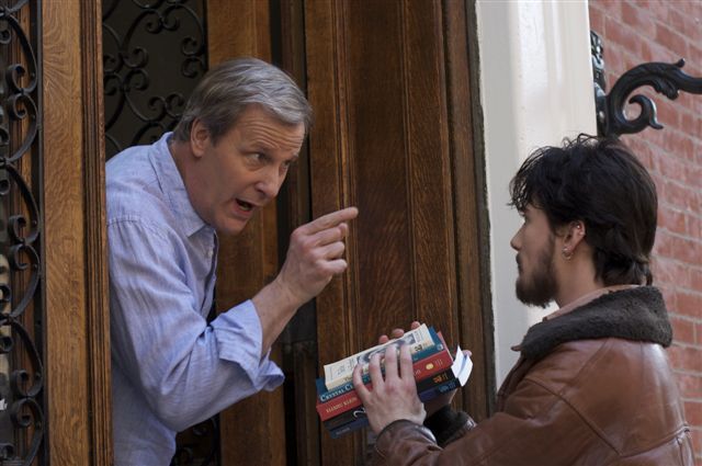 Still of Jeff Daniels and Lou Taylor Pucci in Arlen Faber (2009)