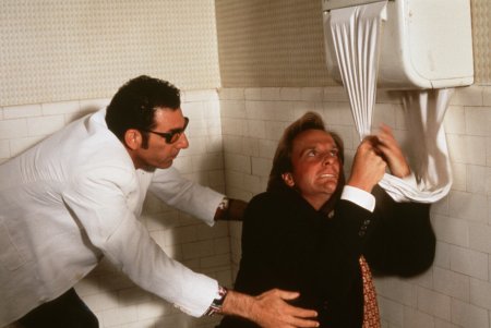 Still of Jeff Daniels and Michael Richards in Trial and Error (1997)