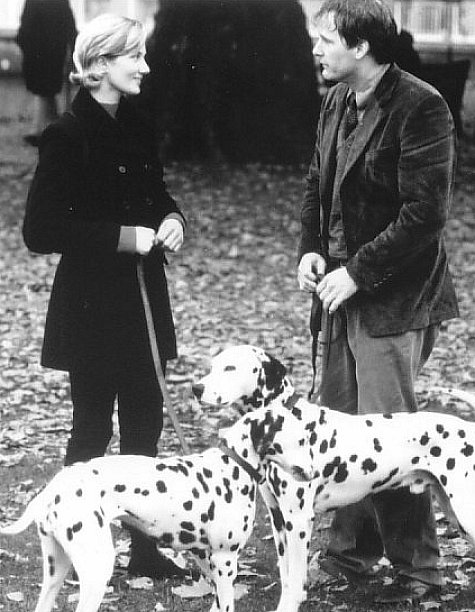 Still of Joely Richardson and Jeff Daniels in 101 Dalmatians (1996)