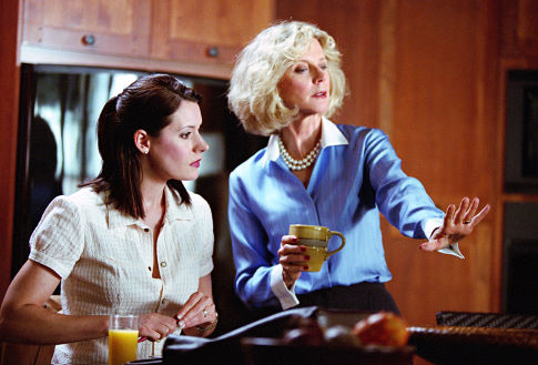 Paget Brewster and Blythe Danner