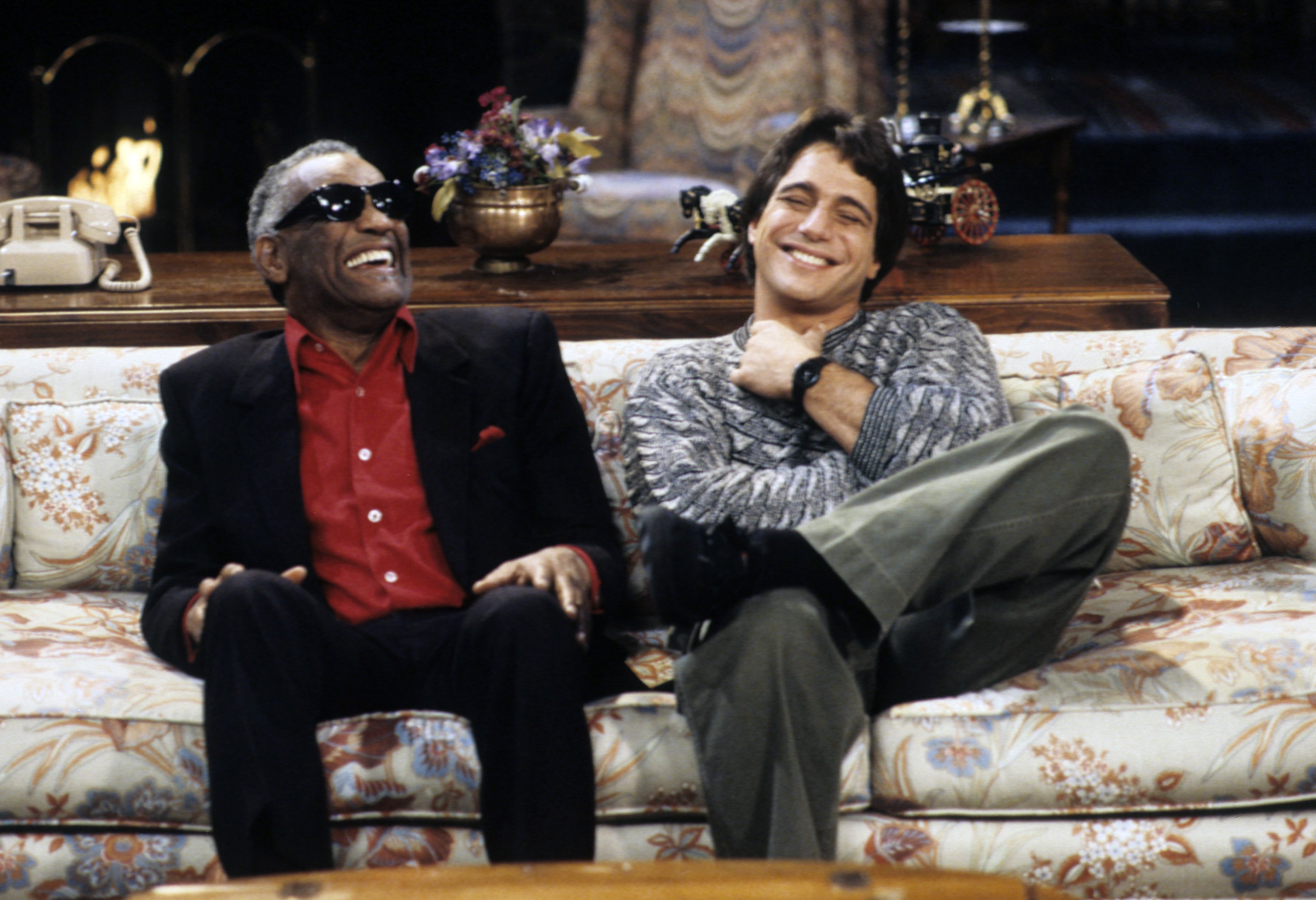 Still of Tony Danza and Ray Charles in Who's the Boss? (1984)