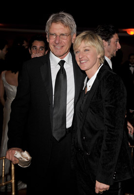 Harrison Ford and Ellen DeGeneres
