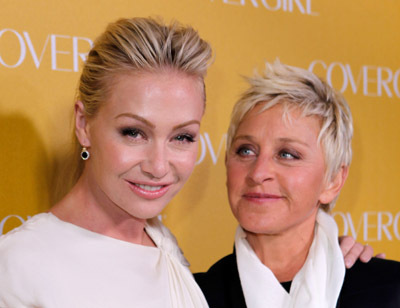 Ellen DeGeneres and Portia de Rossi