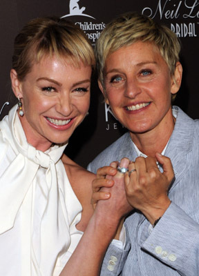 Ellen DeGeneres and Portia de Rossi