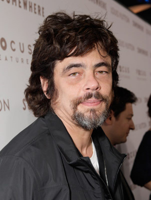 Benicio Del Toro at event of Somewhere (2010)