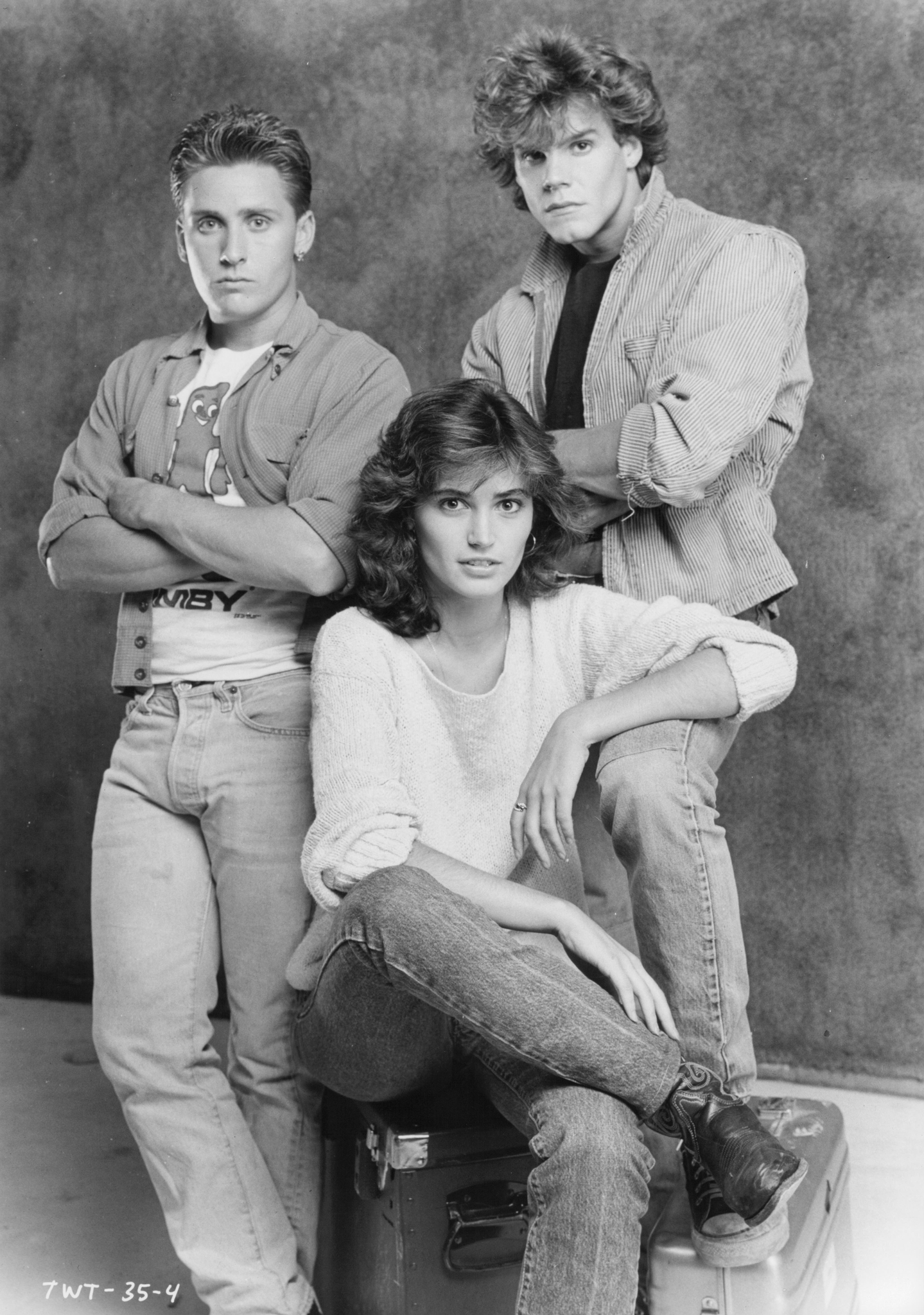 Still of Emilio Estevez, Kim Delaney and Craig Sheffer in That Was Then... This Is Now (1985)