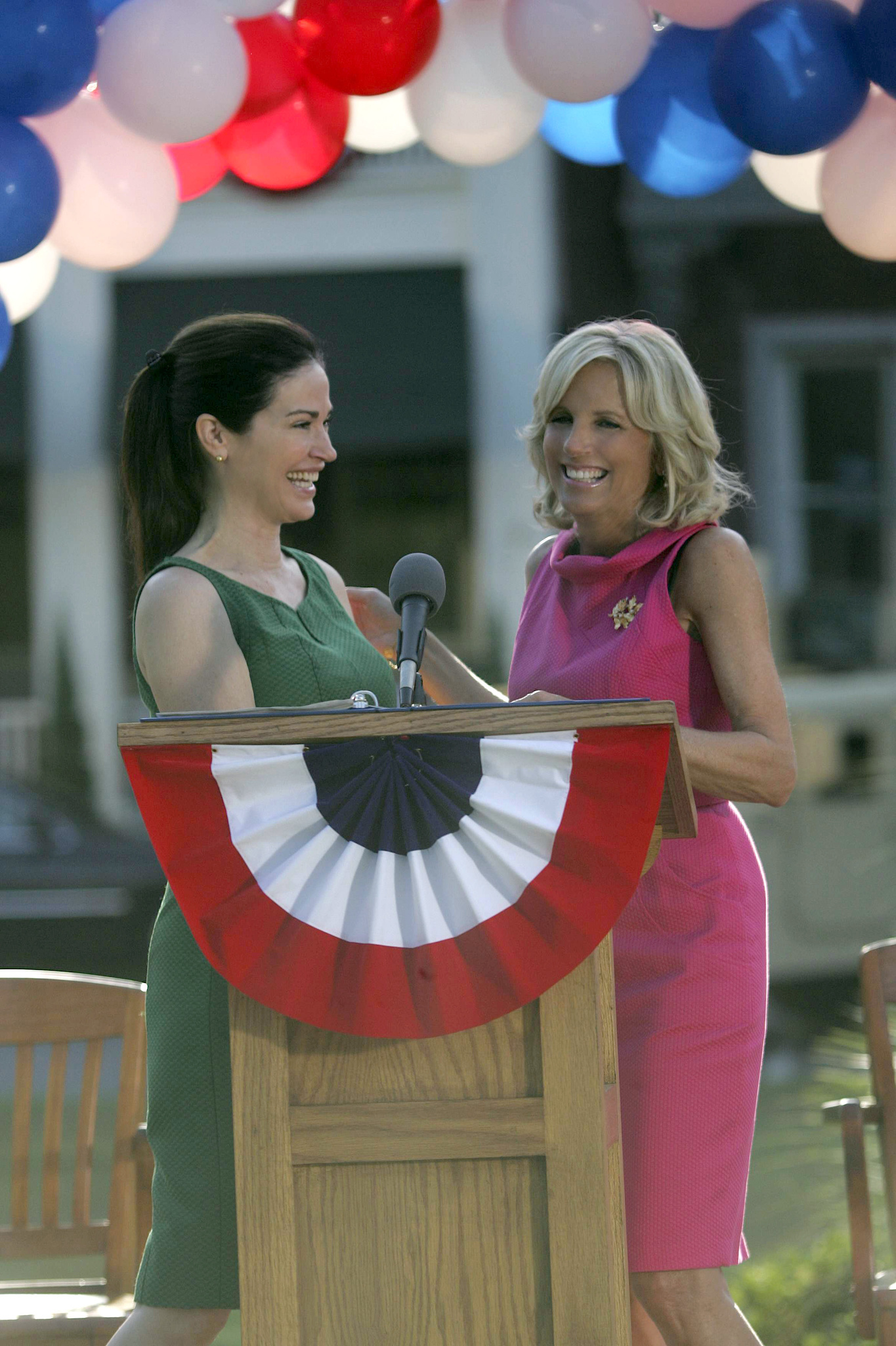Still of Kim Delaney and Jill Biden in Army Wives (2007)