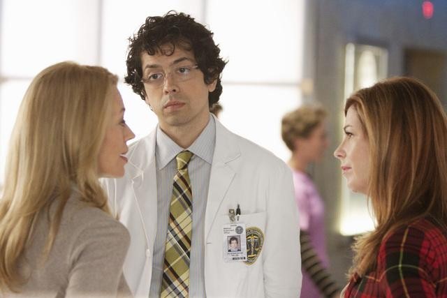 Still of Dana Delany, Jeri Ryan and Geoffrey Arend in Body of Proof (2011)
