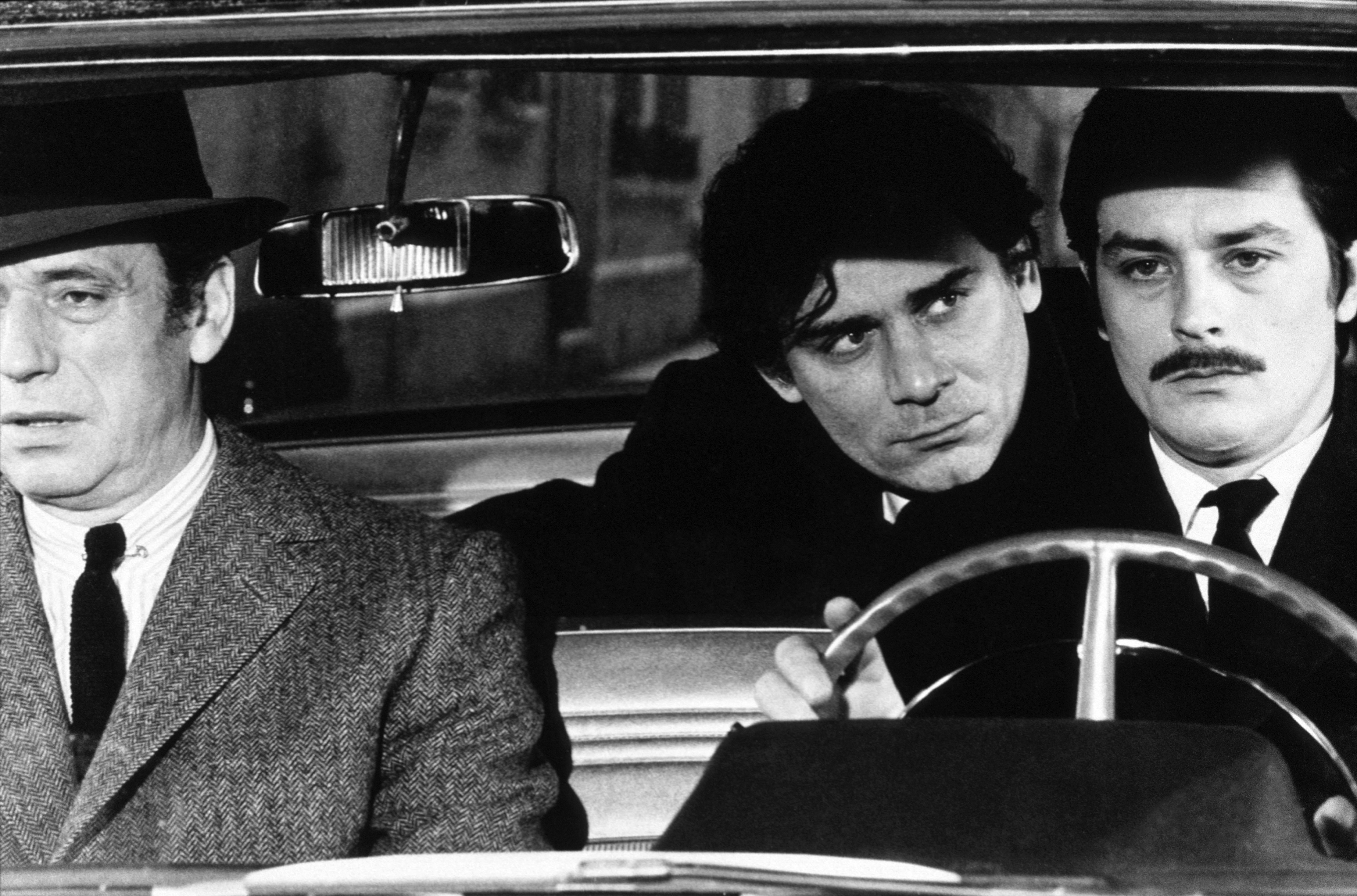 Still of Alain Delon, Gian Maria Volonté and Yves Montand in Le cercle rouge (1970)