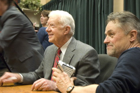 Jonathan Demme and Jimmy Carter in Jimmy Carter Man from Plains (2007)