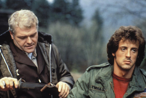 Still of Sylvester Stallone and Brian Dennehy in First Blood (1982)