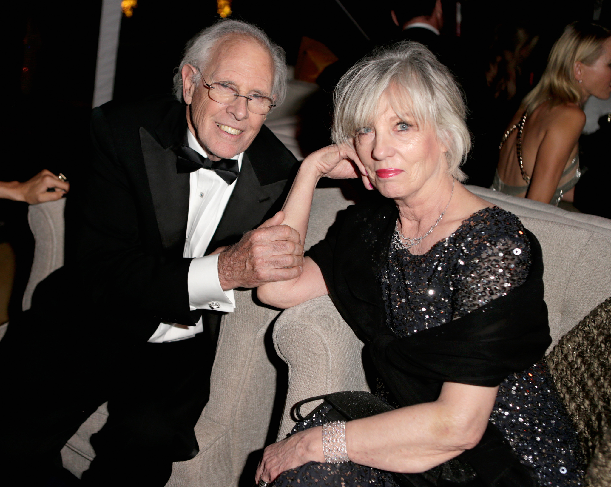 Actor Bruce Dern (L) and Andrea Beckett attend The Weinstein Company & Netflix's 2014 Golden Globes After Party