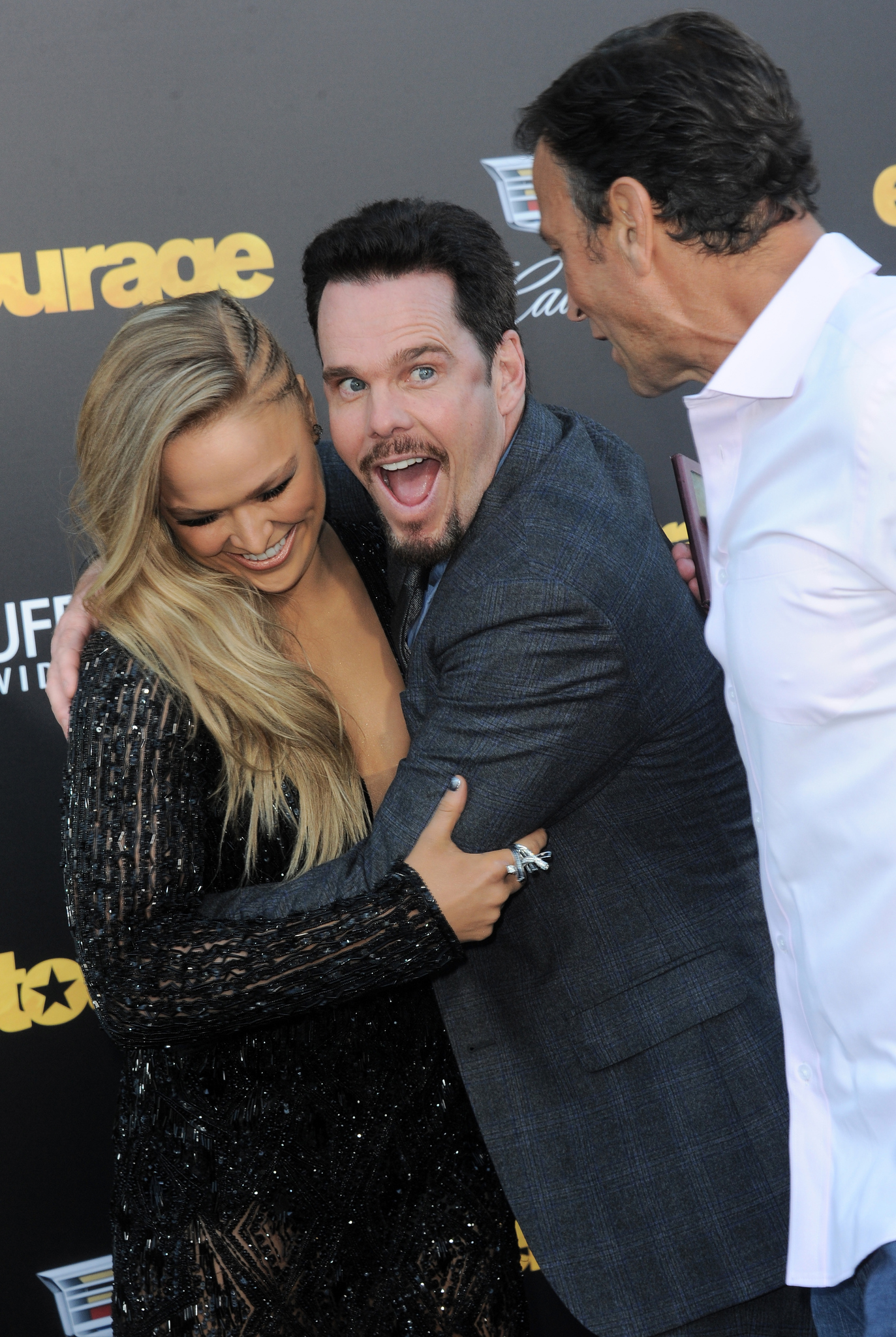 Kevin Dillon and Ronda Rousey at event of Entourage (2015)