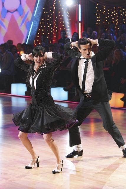 Still of Shannen Doherty and Mark Ballas in Dancing with the Stars (2005)