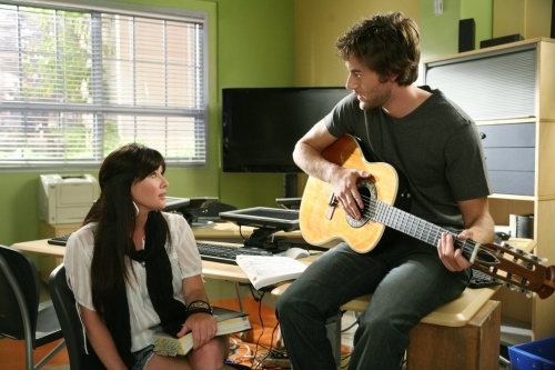 Still of Shannen Doherty and Ryan Eggold in 90210 (2008)