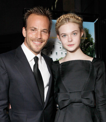 Stephen Dorff and Elle Fanning at event of Somewhere (2010)