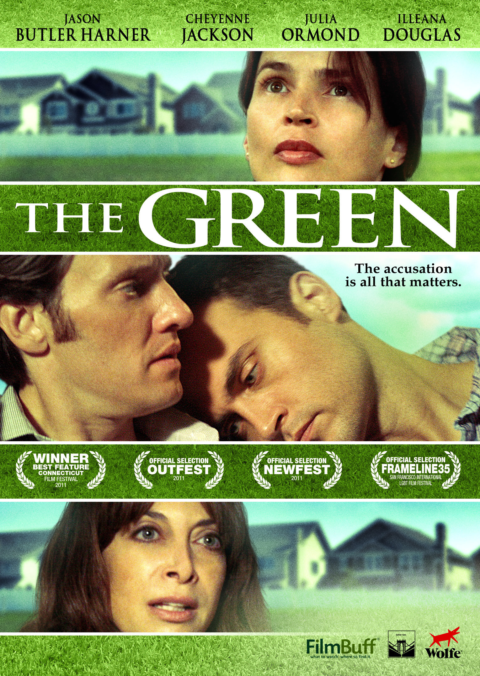 Julia Ormond, Illeana Douglas, Jason Butler Harner and Cheyenne Jackson in The Green (2011)