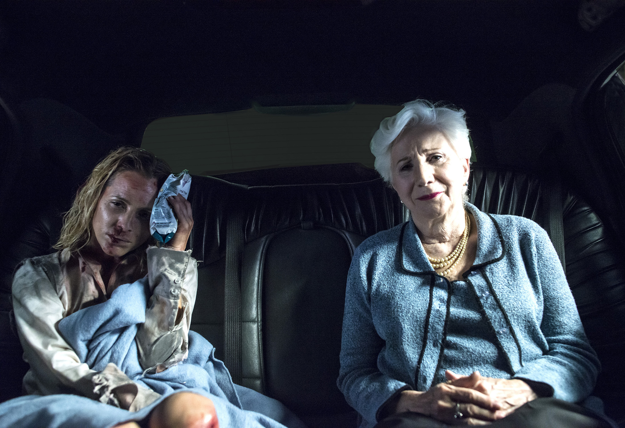Still of Olympia Dukakis and Maria Bello in Big Driver (2014)