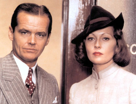 Still of Jack Nicholson and Faye Dunaway in Chinatown (1974)