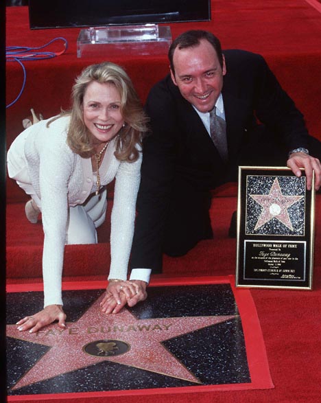 Kevin Spacey and Faye Dunaway