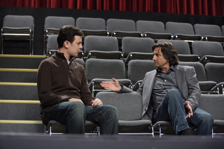Still of Griffin Dunne and Colin Hanks in The Great Buck Howard (2008)