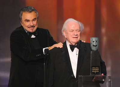 Burt Reynolds and Charles Durning at event of 14th Annual Screen Actors Guild Awards (2008)