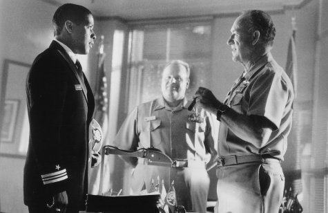 Still of Denzel Washington, Gene Hackman and George Dzundza in Crimson Tide (1995)