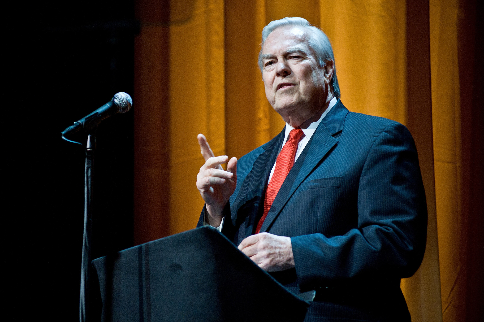 Bill Kurtis attends the Roger Ebert Memorial Tribute at Chicago Theatre on April 11, 2013 in Chicago, Illinois.