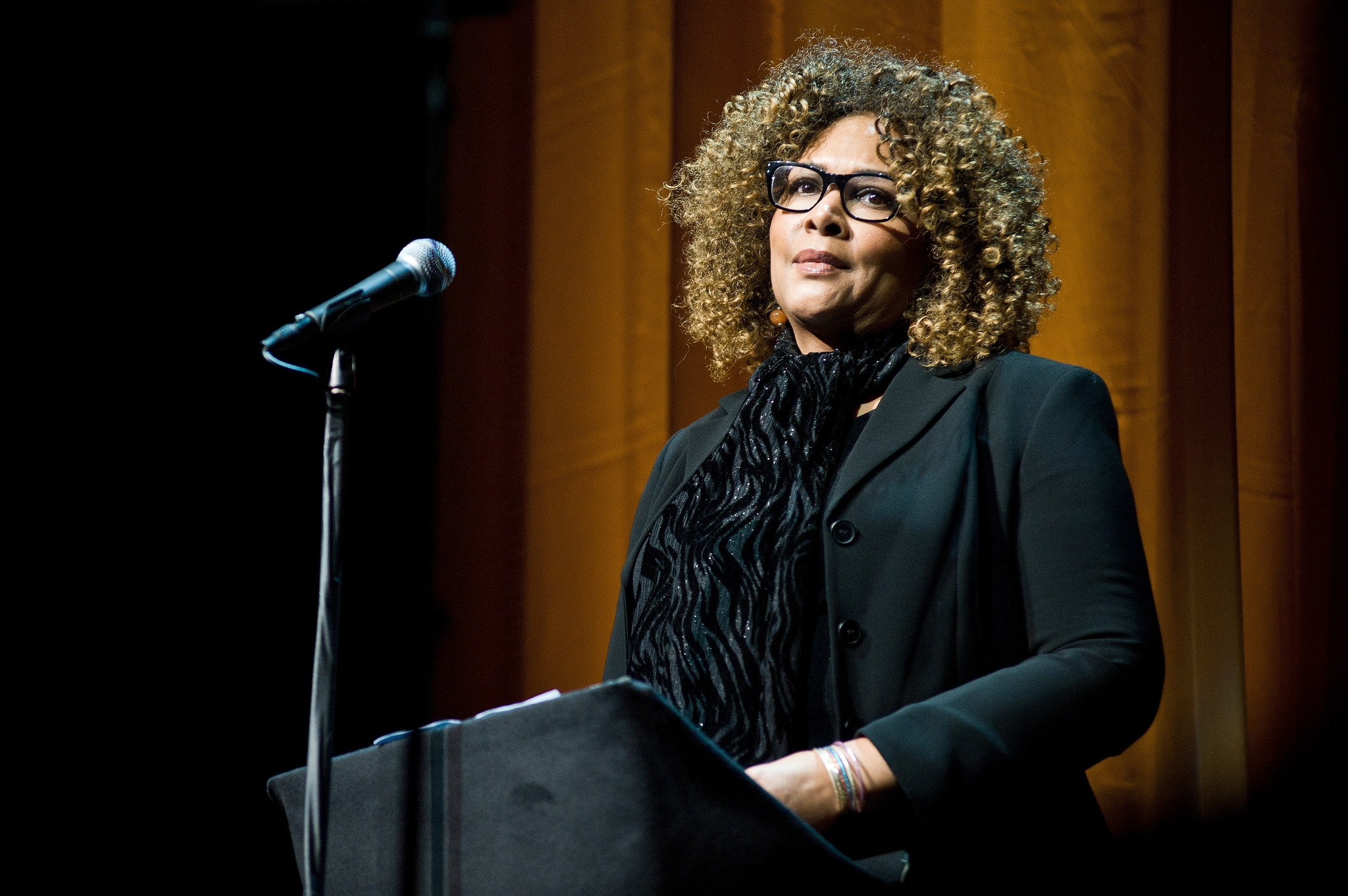 Director Julie Dash attends the Roger Ebert Memorial Tribute at Chicago Theatre on April 11, 2013 in Chicago, Illinois.