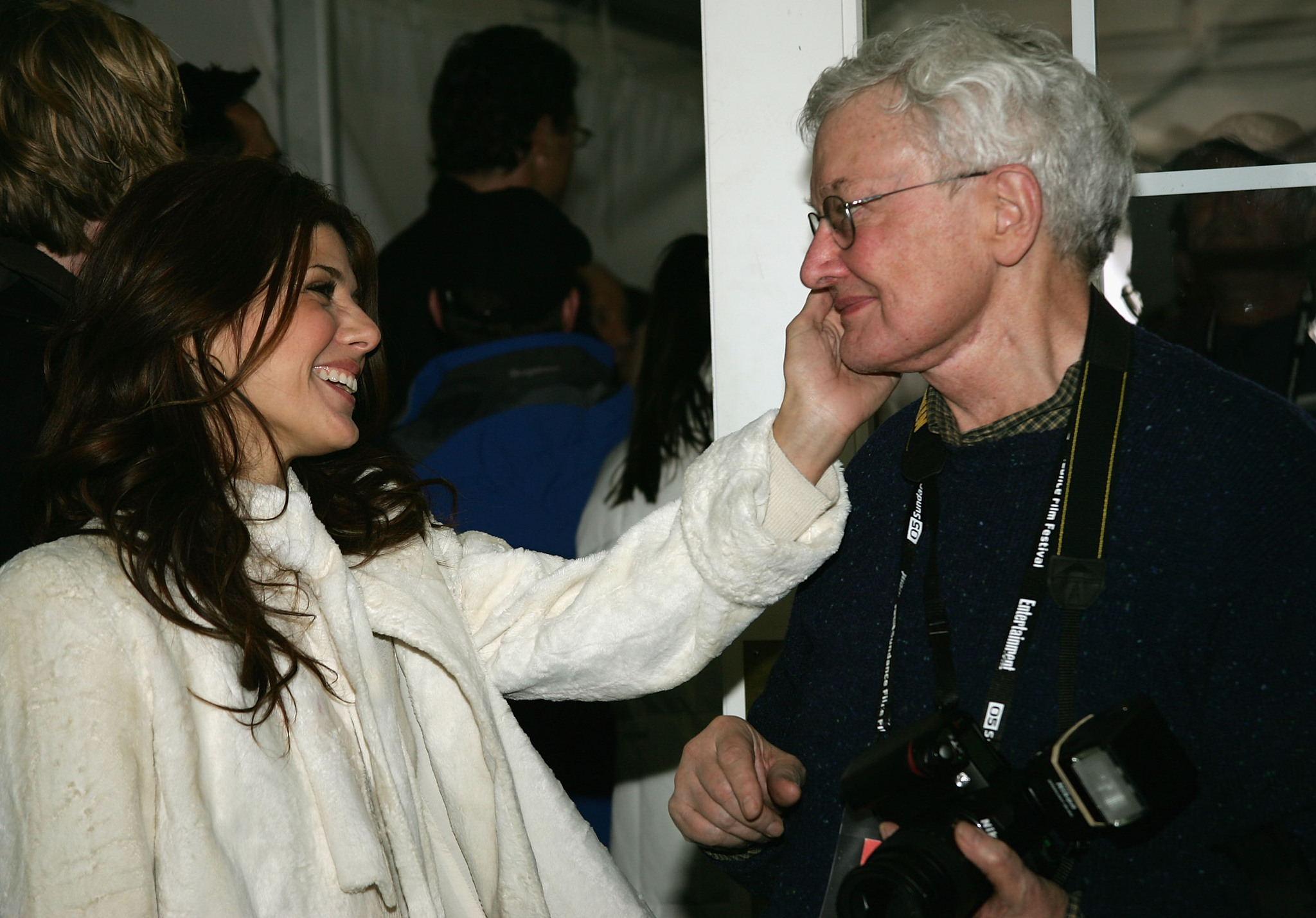 Marisa Tomei and Roger Ebert